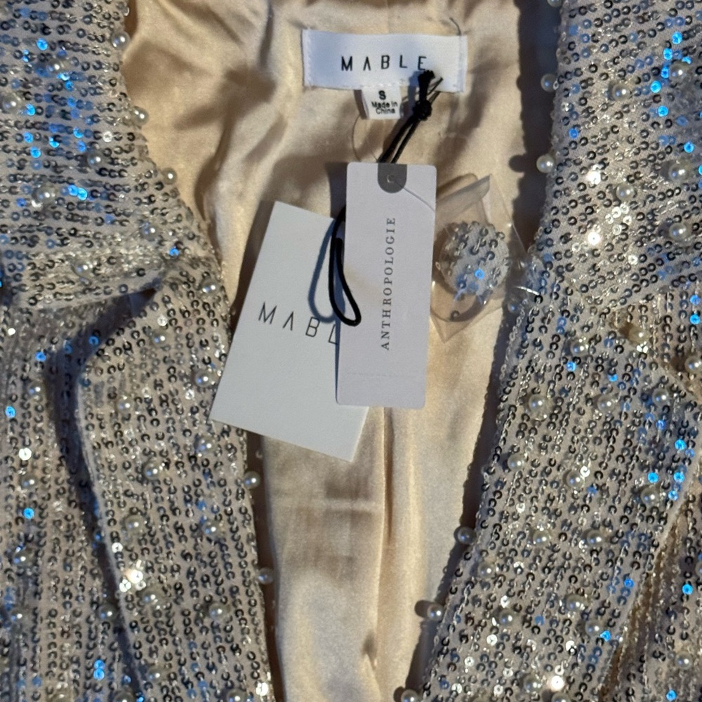 Mable Silver Sequin Women's Jacket